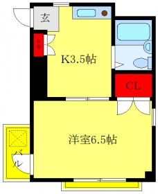 グレイン増田の間取り図