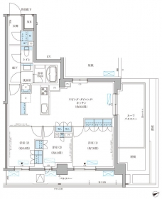 パークアクシス文京本郷の間取り図