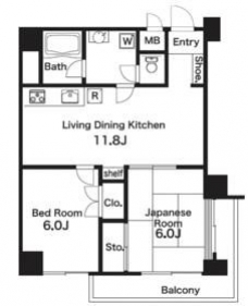 ライブ赤羽の間取り図