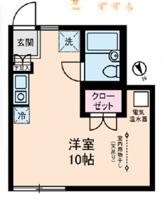 ヴィラ要町の間取り図