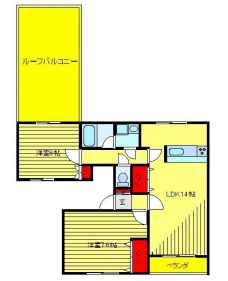 パインコートの間取り図