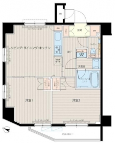 ルーブル中板橋六番館の間取り図