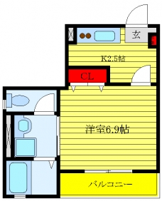 コンフォートハイムの間取り図