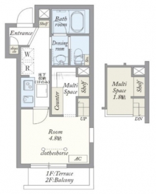 My　Style　vintage東長崎の間取り図