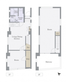 ADX早稲田の間取り図