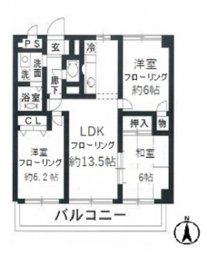 サンプレミール浦和の間取り図