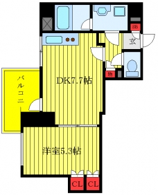 ＴＡＫ　ＰＬＡＺＡⅡの間取り図