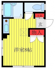 中村ハイムの間取り図