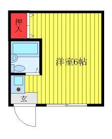 本田マンション1号棟の間取り図