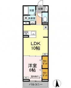 セレスティア高島平Ⅲの間取り図