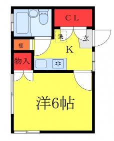 コーポ井原の間取り図