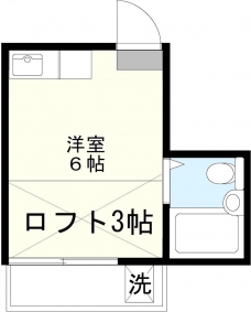 シティハイムの間取り図