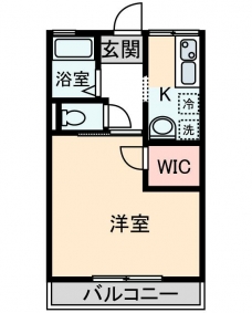 シティハイム　池垣荘の間取り図
