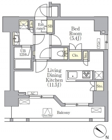 ＯＲＳＵＳ　三ノ輪の間取り図