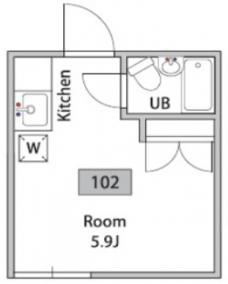 スクエア南長崎の間取り図