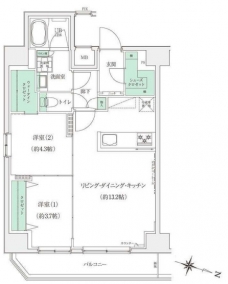 STANDZ板橋本町の間取り図
