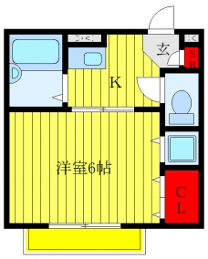 ボナール　A・Fの間取り図