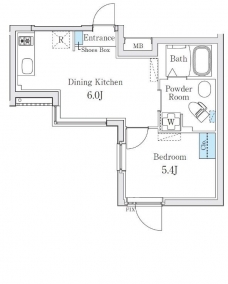 Fika池袋の間取り図