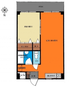 メゾン原の間取り図