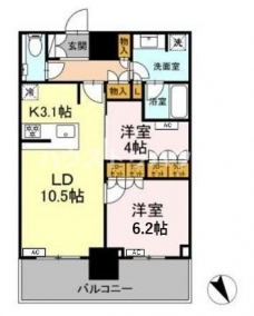 THE TOWER JUJOの間取り図