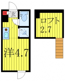 ハーモニーテラス大山Ⅱの間取り図