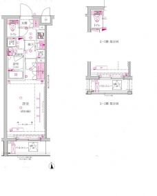 ベルシード板橋ノースの間取り図