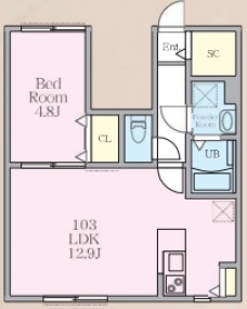 ノーザンロード東武練馬Ⅱの間取り図