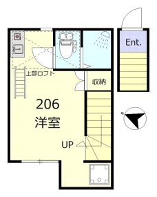 クアルト板橋の間取り図