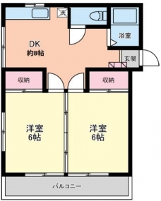 サンハイツ高橋の間取り図
