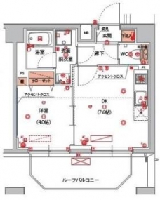 ハーモニーレジデンス山手サウス大塚の間取り図
