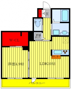 クアトロ　フェリーチェの間取り図