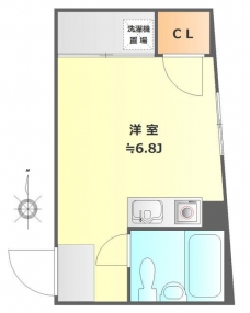 シリウス東十条の間取り図