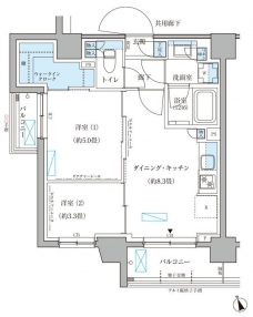 パークアクシス文京本郷の間取り図