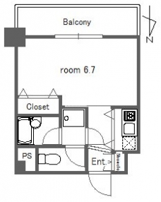 CROSS赤羽の間取り図