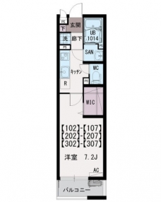 ランドグレイス西浦和の間取り図