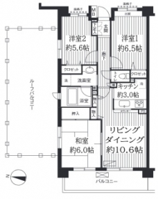 ＫＳ桜川の間取り図