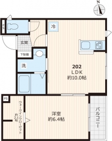 フィカーサ神領堀の間取り図