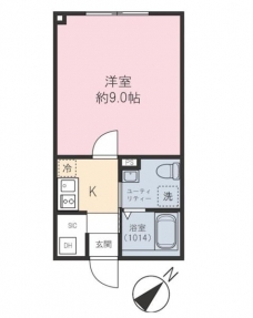 チャルテ千川の間取り図