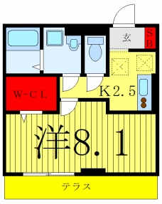 プルメリアの間取り図