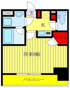 パークキューブ新板橋の間取り図