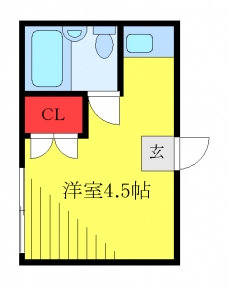 ワイズ　フラットの間取り図