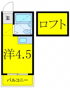 ペアパレス徳丸の間取り図