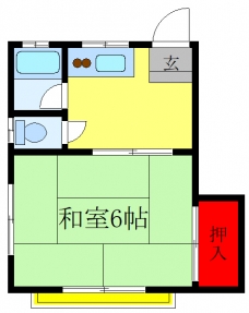 吉川荘の間取り図