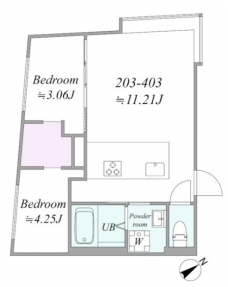 ｔｒｉａｓ５１３の間取り図