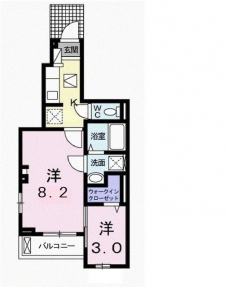 イリーデⅡの間取り図