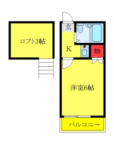 エニーセ朝日の間取り図