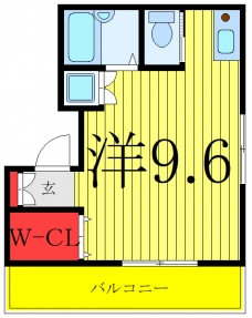 エトワール板橋仲宿の間取り図