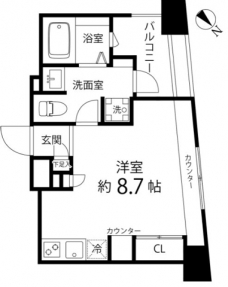 レニール本駒込の間取り図