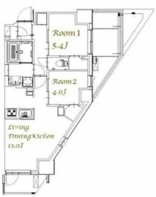 スプランディッド西日暮里の間取り図