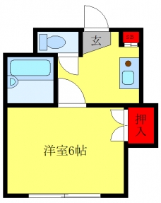 ロイヤルコーポの間取り図